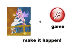 Size: 2136x1442 | Tagged: safe, princess cadance, shining armor, g4, my little pony: friendship is magic, season 3, epic wife tossing, exploitable meme, fastball special, make it happen