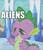 Size: 347x407 | Tagged: safe, edit, edited screencap, screencap, spike, alien, dragon, g4, my little pony: friendship is magic, the crystal empire, ancient aliens, cropped, giorgio a. tsoukalos, image macro, male, meme, solo