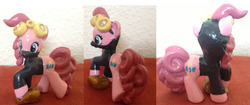 Size: 1000x420 | Tagged: safe, artist:ladydraconic, pinkie pie, earth pony, pony, g4, the crystal empire, customized toy, goggles, irl, photo, pinkie spy, solo, toy