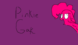 Size: 842x489 | Tagged: safe, pinkie pie, oc, oc:pinkie gak, gakpony, goo pony, original species, ask pinkie gak, g4, gak, pinkie slime, solo
