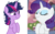 Size: 1718x1080 | Tagged: safe, screencap, rarity, twilight sparkle, g4, the crystal empire, cropped