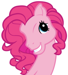 Size: 727x800 | Tagged: safe, artist:j-brony, pinkie pie, earth pony, pony, g3, g4, too many pinkie pies, female, g4 to g3, generation leap, pinkie's silly face, simple background, solo, transparent background, vector