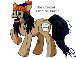 Size: 700x549 | Tagged: dead source, safe, artist:alex-heberling, g4, the crystal empire, bum review, chester a. bum, read comment, review