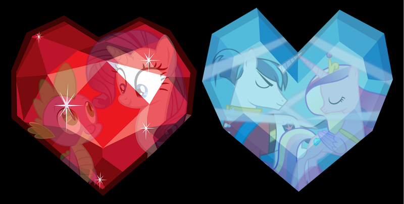 #149483 - crystal heart, fire ruby, princess cadance 