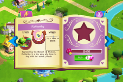 Size: 960x640 | Tagged: safe, gameloft, screencap, fluttershy, g4, my little pony: magic princess, introduction card