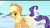 Size: 1920x1080 | Tagged: safe, screencap, applejack, rarity, g4, the crystal empire, youtube caption