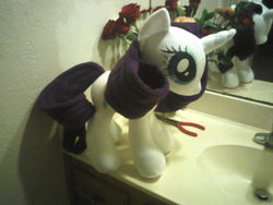 Size: 1280x960 | Tagged: safe, artist:ponydeath, rarity, pony, g4, irl, photo, plushie, solo