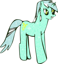 Size: 1024x1115 | Tagged: safe, artist:towmint, lyra heartstrings, crystal pony, pony, g4, crystallized, female, jewelry, simple background, solo, transparent background