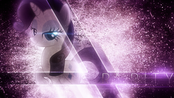 Size: 1024x576 | Tagged: safe, artist:tzolkine, rarity, pony, g4, solo, wallpaper
