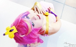 Size: 800x495 | Tagged: safe, artist:sadie-kun, princess cadance, human, g4, cosplay, irl, irl human, photo, solo