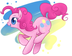 Size: 900x700 | Tagged: safe, artist:xarakayx, pinkie pie, earth pony, pony, g4, female, simple background, solo, transparent background