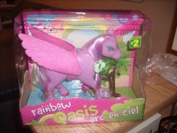 Size: 500x375 | Tagged: safe, pegasus, pony, bootleg, doll, irl, photo, toy