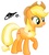 Size: 852x937 | Tagged: safe, artist:datbrony, applejack, earth pony, pony, g4, female, solo