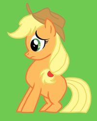 Size: 900x1119 | Tagged: safe, artist:snowflight96, applejack, g4, blank flank