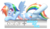 Size: 800x457 | Tagged: safe, artist:oze, rainbow dash, pegasus, pony, g4, apron, blushing, clothes, female, mare, naked apron, rainbow shy dash, ring, socks, stockings, tumblr