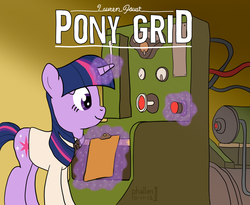 Size: 1024x838 | Tagged: safe, artist:phallen1, twilight sparkle, g4, board game, parody, power grid