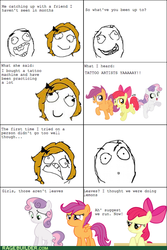 Size: 500x750 | Tagged: safe, apple bloom, scootaloo, sweetie belle, g4, comic, cutie mark crusaders, rage comic