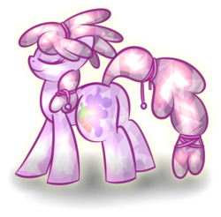 Size: 2377x2341 | Tagged: safe, artist:goldenmercurydragon, berry punch, berryshine, g4, crystallized