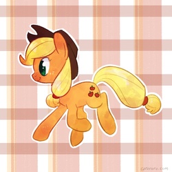 Size: 600x597 | Tagged: safe, artist:naroclie, applejack, earth pony, pony, g4, female, solo