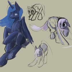 Size: 1267x1267 | Tagged: safe, artist:erijt, princess luna, g4, sketch, tumblr