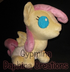 Size: 1776x1840 | Tagged: safe, artist:gypmina, fluttershy, pony, g4, baby, baby pony, irl, photo, plushie, solo