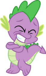 Size: 5000x8171 | Tagged: safe, artist:mrcbleck, spike, dragon, g4, absurd resolution, eyes closed, male, simple background, solo, transparent background, vector