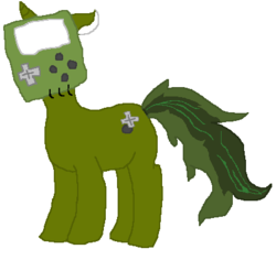 Size: 415x391 | Tagged: safe, artist:pikpik-adoption, console ponies, game boy, ponified