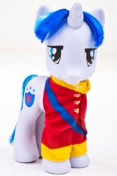 Size: 800x1200 | Tagged: safe, shining armor, pony, g4, fashion style, irl, photo, solo, styled hair, toy