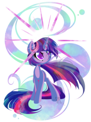 Size: 1070x1426 | Tagged: safe, artist:bamboodog, twilight sparkle, pony, g4, colored pupils, full body, long mane, long tail, looking up, simple background, tail, transparent background