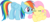 Size: 6708x2935 | Tagged: safe, artist:kurokaji11, fluttershy, rainbow dash, pegasus, pony, g4, crying, duo, duo female, female, lesbian, licking, licking tears, ship:flutterdash, shipping, simple background, tongue out, transparent background, vector