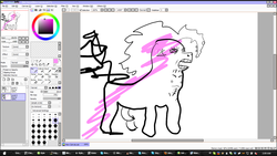 Size: 1600x900 | Tagged: safe, pinkie pie, taur, g4, nottaj, what has science done, wip, wtf