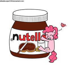 Size: 561x542 | Tagged: safe, artist:kitkatluvspie1329, pinkie pie, g4, nutella