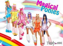 Size: 600x444 | Tagged: safe, applejack, fluttershy, pinkie pie, rainbow dash, rarity, twilight sparkle, human, g4, cosplay, irl, irl human, photo