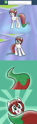 Size: 850x2784 | Tagged: safe, artist:jessy, oc, oc only, oc:palette swap, pony, tumblr:ask palette swap, ask, comic, crystallized, female, mare, solo, tumblr