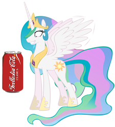 Size: 1255x1392 | Tagged: safe, artist:mercenario1945, princess celestia, g4, trollestia