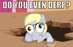 Size: 981x628 | Tagged: safe, edit, edited screencap, screencap, derpy hooves, pegasus, pony, g4, the last roundup, angry, cropped, do you even lift, female, image macro, mare, special eyes