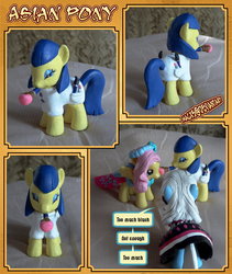 Size: 900x1064 | Tagged: safe, artist:macx5, fluttershy, photo finish, powder rouge, earth pony, pony, g4, customized toy, doll, irl, makeup, photo, toy