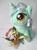 Size: 500x678 | Tagged: safe, artist:sequinjar, lyra heartstrings, pony, g4, bouquet, female, filly, flower, irl, photo, plushie, solo