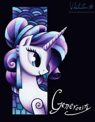 Size: 943x1200 | Tagged: safe, artist:whitestar1802, rarity, crystal pony, pony, unicorn, g4, crystal rarity, crystallized, female, mare, solo