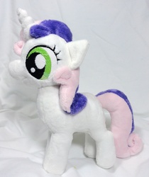 Size: 2796x3332 | Tagged: safe, artist:cryptic-enigma, sweetie belle, pony, g4, irl, photo, plushie, solo
