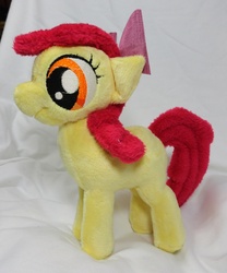 Size: 2604x3136 | Tagged: safe, artist:cryptic-enigma, apple bloom, earth pony, pony, g4, irl, photo, plushie, solo