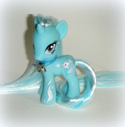 Size: 758x775 | Tagged: safe, artist:kalavista, trixie, pony, g4, brushable, customized toy, irl, photo, solo, toy