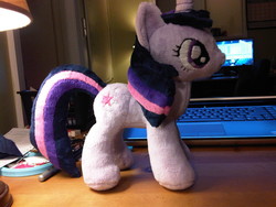 Size: 1152x864 | Tagged: safe, artist:caashley, twilight sparkle, pony, g4, irl, photo, plushie, solo