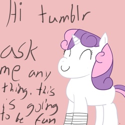 Size: 2500x2500 | Tagged: safe, artist:nj, sweetie belle, g4, ask, tumblr