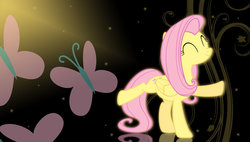 Size: 900x510 | Tagged: safe, artist:chaz1029, fluttershy, g4, wallpaper