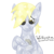 Size: 2000x2000 | Tagged: safe, artist:wolferahm, derpy hooves, crystal pony, pegasus, pony, g4, 30 minute art challenge, bone, female, food, mare, muffin, organs, sad, signature, simple background, solo, transparent background, transparent flesh