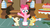 Size: 1280x720 | Tagged: safe, edit, edited screencap, screencap, pinkie pie, pound cake, pumpkin cake, baby cakes, g4, baby, baby pony, cake, diaper, diapered, diapered colt, diapered filly, diapered foals, food, meme, noisemaker, one month old colt, one month old filly, one month old foals, party hats, special eyes, surprise cake, white diapers