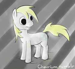 Size: 500x461 | Tagged: safe, artist:chevrium, derpy hooves, pegasus, pony, g4, 30 minute art challenge, crystallized, female, mare, wingless