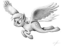 Size: 2488x1820 | Tagged: safe, artist:mortalflaw, derpy hooves, pegasus, pony, g4, female, mare