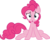 Size: 4767x3831 | Tagged: safe, artist:bobthelurker, pinkie pie, earth pony, pony, g4, female, simple background, solo, transparent background, vector